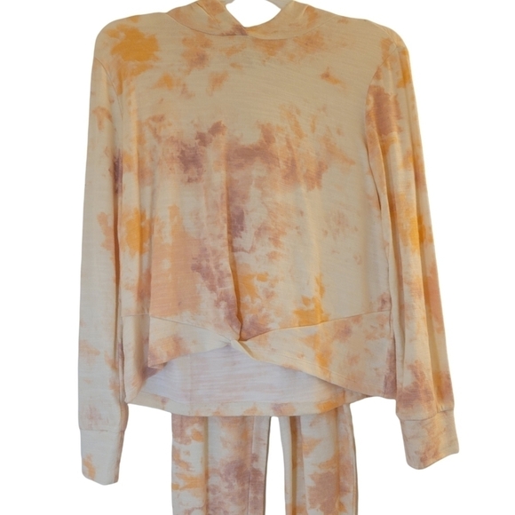 NWOT Cozy-Knit Tie-Dye Twist-Hem Pullover Hoodie & Jogger Leggings… - Picture 13 of 15